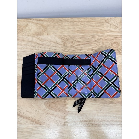 VERA BRADLEY ONE FOR THE MONEY BI-FOLD WALLET WITH KEYCHAIN "VERSAILLES #64 - Picture 4 of 6
